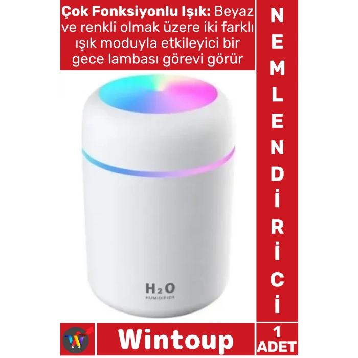 #Nemlendirici Sessiz Aromaterapi Gece Lambası Otomatik Kapanan Mini Masaüstü USB Hava Nemlendirici