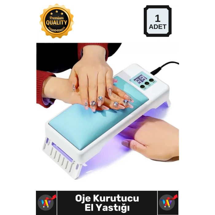 #OjeKurutucu Profesyonel Manikür Hızlı Kurutma Ergonomik Uv Led Işık Kalıcı Oje Kurutucu El Yastığı