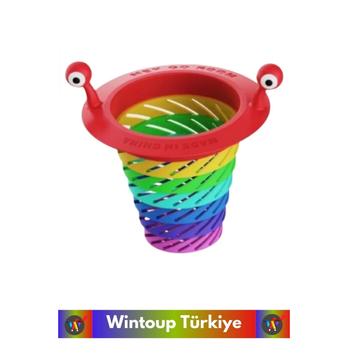 Uzun Ömürlü 6 Kademeli Katlanabilir Gökkuşağı Mutfak Lavabo Musluk Tıkanma Önleyici Lavabo Süzgeci