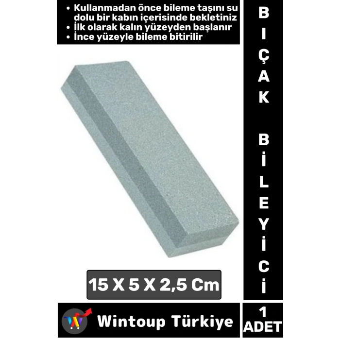 Uzun Ömürlü Kalın-İnce Kum Çift Taraflı Sulu Yağlı Kısa Bıçak Bileme Taşı