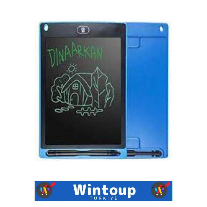 Uzun Ömürlü LCD Dijital Kalemli Çocuk Çizim Eğitim Tableti Not Resim 8.5 İnç Tablet