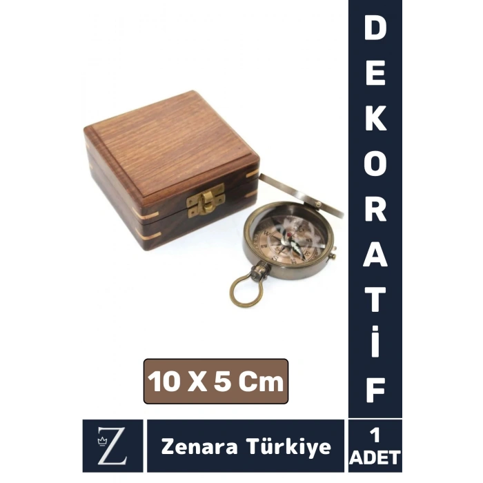 Yüksek Kalite Klasik Sevgili Erkek Arkadaş Özel Gün Hediye Ev Ofis Vintage Ahşap Kutu Pirinç PUSULA