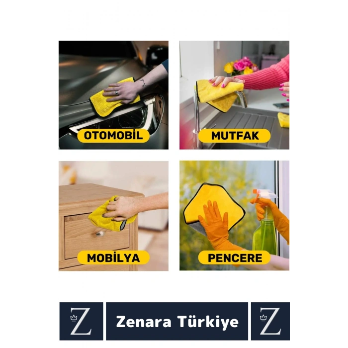 Yüksek Kaliteli Araba Mutfak Banyo Lavabo Yıkama Temizleme Hassas Derin Temizlik Yün Mikrofiber Bez