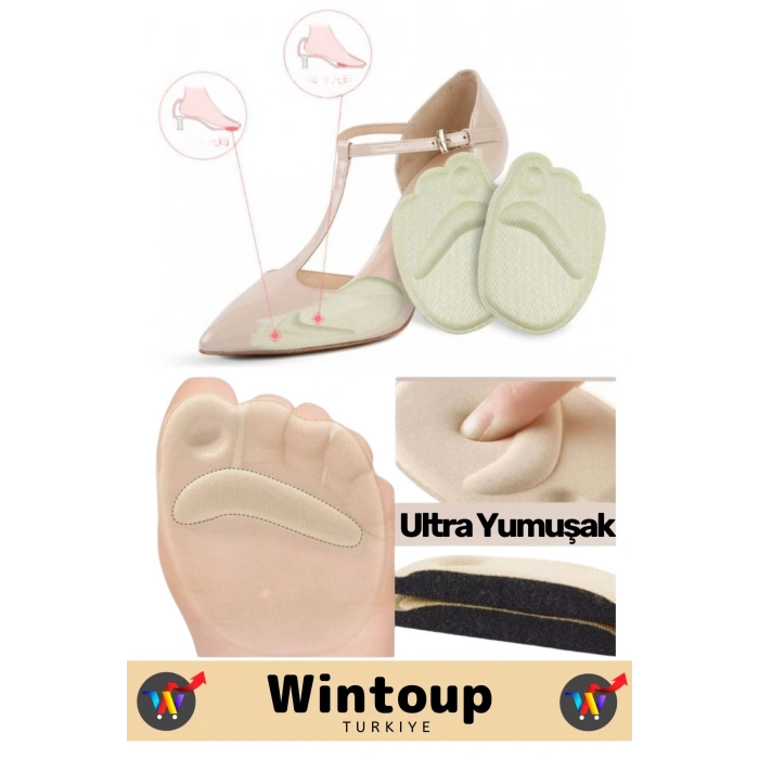 Yüksek Kaliteli Gündelik Kullanım Bunyon Yumuşak Pamuklu Ultra Esnek Sünger Ayakkabı Pedi 3 Çift