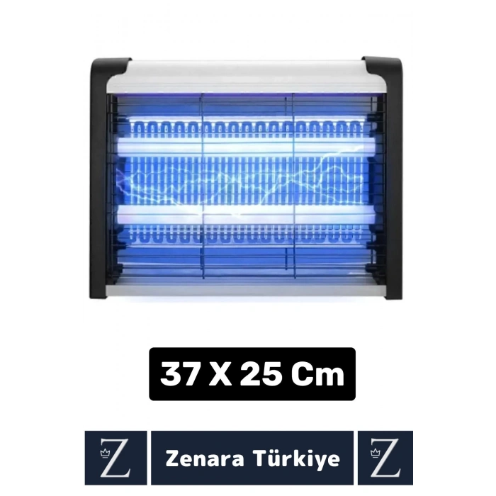 Yüksek Kaliteli UV Çift Florasanlı Zincir Askılı 6 Watt Ev Ofis Sinek Sivrisinek Kara Sinek Öldürücü