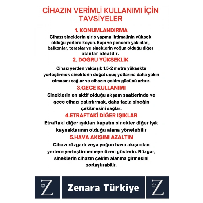 Yüksek Kaliteli UV Çift Florasanlı Zincir Askılı 6 Watt Ev Ofis Sinek Sivrisinek Kara Sinek Öldürücü