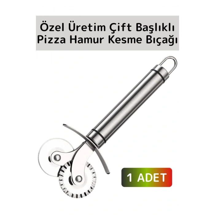 Yüksek Kaliteli Uzun Ömürlü Çift Taraflı Pizza Hamur Kesme Doğrama Şekillendirme Dilimleme Bıçağı