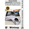 #Folyo Isıya Dayanıklı Kare Gümüş Mutfak Temizleme Yağ Tutucu Levha 10 Adet Alüminyum Ocak Koruyucu