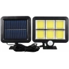 120 Cob Led Solar Panelli 3 Modlu Duvar Lambası
