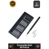 #Tornavida Hassas Onarım Seti Telefon Gözlük Saat Tamir 24in1 Ergonomik 25 Parça Tornavida Seti