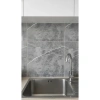 #Sticker Kendinden Yapışkanlı Su Geçirmez Banyo Mutfak 30x30 Antrasit Mermer Desenli Duvar Stickerı