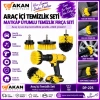 3Lü Matkap Uçlu Araba Temizleme Seti