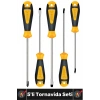 #Tornavida Profesyonel Manyetik Uçlu Ergonomik Sap Çelik Tamir Bakım 5li Tornavida Seti Soft Series