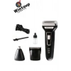 Erkek Tıraş Seti 3in1 Şarjlı Kablosuz Saç Sakal Kulak Burun Kıl Temizleme Makinesi Günlük Tıraş
