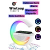 G Bluetooth Hoparlör 15w Kablosuz Hızlı Şarj / Alarm / Çalar Saat / Gece Lambası / Ambiyans Led Işık