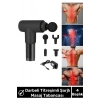 Mini Professional Massage Gun and Massager with 4 Heads Gun Fascial Massage Gun