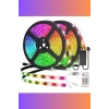 5 Metre LED şerit Bluetooth RGB Uzaktan Kumandalı