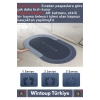 Premium Üretim Nano Teknoloji Kaymaz Kauçuk Süper Hızlı Emici Kuruma Nappa Deri Banyo Duş Paspası