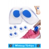 Premium Ergonomik Anatomik Boşluk Doldurucu Jel Düz Tabanlık Ark Destekli Silikon Ayak Tabanlığı 2li