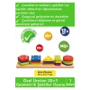 Premium Zeka Geliştirici Eğitici Öğretici Kişisel Gelişim Çocuk Ahşap 20+1 Geometrik Şekiller Oyunu