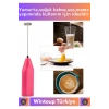 Özel Çelik Uçlu Pilli Soğuk Kahve Süt Köpürtücü Sos Krema Mama Yumurta Çırpıcı Mini Mikser Mixer