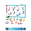 Premium Zeka Geliştirici Eğitici Elif-Bâ Öğreniyorum Yaz-Sil Manyetik Arapça Harfler Arabic Letters