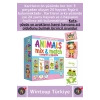 Premium Eğitici Zeka Dil Geliştirici Çocuk El Göz Koordinasyon Animals Mix & Match Karıştır Eşleştir