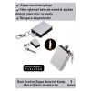Premium Taşınabilir Pratik Kamp Doğa Av Günlük Rüzgarda Sönmez Zippo Benzin Metal Kibrit Anahtarlık