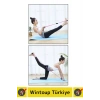 Premium Fitness Aerobik Pilates Jimnastik Egzersiz Spor Kas Açma-Germe Güçlenme Body Direnç Lastiği