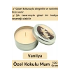 Premium Özel Metal Kutulu Arınma Huzur Meditasyon Yoga Esans Dekoratif Mum Oda Kokusu 120 Gram