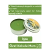 Premium Özel Metal Kutulu Arınma Huzur Meditasyon Yoga Esans Dekoratif Mum Oda Kokusu 120 Gram
