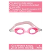 Özel Ayarlanabilir Kayışlı Su Geçirmez UV Koruma Silikon Plastik Antifog Kutulu Çocuk Deniz Gözlüğü