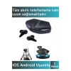 Premium iPhone 16 Tam Uyumlu Led Işıklı Gaming Kulak İçi Bluetooth Oyuncu Kulaklığı