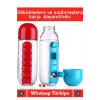 Premium Uzun Ömürlü %100 BPA Free Hap Bölmeli İlaç Kutusu Pillbox Su Matarası 600 Ml Suluk