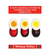 Özel Yüksek Kaliteli Yanmaz Erimez 3 Farklı Zamanlayıcılı Yumurta Pişirme Derecesi Aparatı Egg Timer