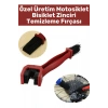 Özel Seri Yüksek Kaliteli Ergonomik Sert Dayanıklı Kıl Bisiklet Motosiklet Zinciri Temizleme Fırçası