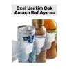Yüksek Kaliteli Kompakt Dayanıklı Plastik Buzdolabı Kilim Dolap İçi Çok Amaçlı Raf Ayırıcı 20 Adet