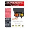 Özel BPA Free Isıya Dayanıklı Kolay Temizlenir Airfryer Fırın Esnek Silikon Pişirme Kağıdı 4 Adet