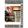 Premium Kompakt Yüksek Kaliteli Çelik Mıknatıslı Kuru Gıda Bakliyat Baharatlık 6lı Set
