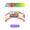 Okul Öncesi Kompakt İnteraktif Matematik Toplama Çıkarma Çarpma Bölme Dört İşlem Eğitici Oyun Küpü