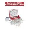 Özel Seri Eğitici Alfabe Dil Bilgisi Geliştirici Silinebilir Yazı Kalemli MANYETİK TABLET ALFABE