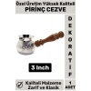 Özel Yüksek Kalite Isı İletkeni Kolay Temizlenir Estetik Dekoratif Türk Kahvesi Pirinç Cezve 3 Inch