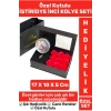 Premium Seri Anne Arkadaş Sevgiliye Hediye Kırmızı Güllü Özel Kutulu İSTİRİDYE İNCİ KOLYE SETİ