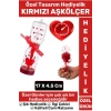 Özel Üretim Eş Sevgiliye Hediye Özel Gün Sevgililer Günü Hediyesi Çok Şık Dekoratif KIRMIZI AŞKÖLÇER