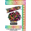Özel Seri Sevgililer Günü Özel Gün Hediye Kutusu İçin Dekoratif Şık Güzel Kokulu RENKLİ GÜL KURUSU