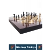 Elit Yüksek Kaliteli Uzun Ömürlü Aile Ev Arkadaş Kahve Cafe TAVLA DAMA SATRANÇ 3in1 Oyun Takımı