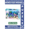 Özel Eğlenceli El Göz Koordinasyon Problem Çözme Beceri Geliştirici Çocuk PUZZLE DENİZ KIZI MİSHELL