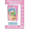 Eğlenceli El Göz Koordinasyon Beceri Geliştirici Çocuk 2X50 Parça PUZZLE SONBAHAR VE YAZ PRENSESLERİ