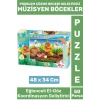 Premium El Göz Koordinasyon Problem Çözme Beceri Geliştirici Çocuk PUZZLE MÜZİSYEN BÖCEKLER
