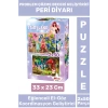 Premium Seri Eğlenceli El Göz Koordinasyon Beceri Geliştirici Çocuk 2X50 Parça PUZZLE PERİ DİYARI